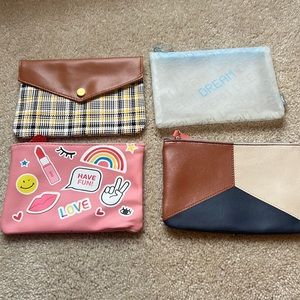Bundle of 4 Ipsy Bags